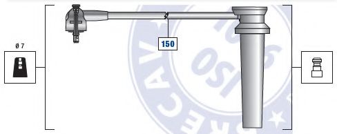 Провод зажигания BRECAV 92150100