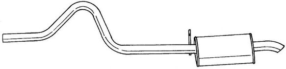 Глушитель выхлопных газов конечный SIGAM 32618