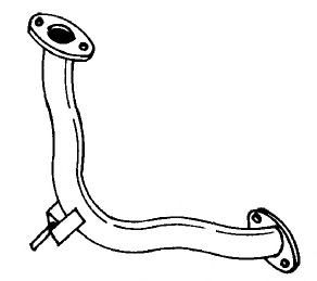 Труба выхлопного газа TESH 110285