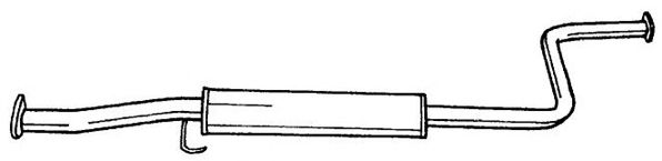 Средний глушитель выхлопных газов WALKER 18131