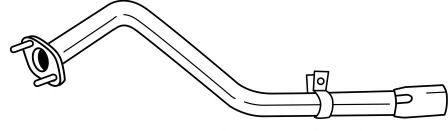 Труба выхлопного газа WALKER 08230