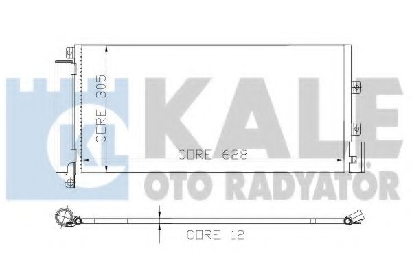 Конденсатор, кондиционер KALE OTO RADYATÖR 195700