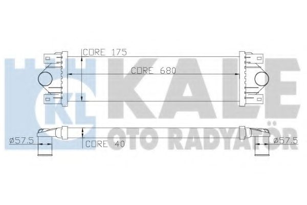 Интеркулер KALE OTO RADYATÖR 345000