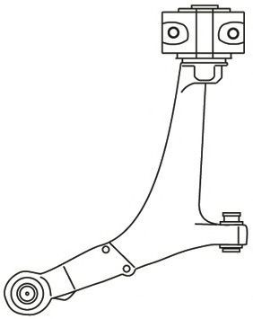 Рычаг независимой подвески колеса, подвеска колеса FRAP 1749