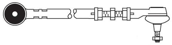 Наконечник поперечной рулевой тяги FRAP 972