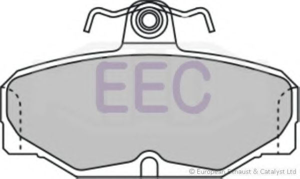 Комплект тормозных колодок, дисковый тормоз EEC BRP0537