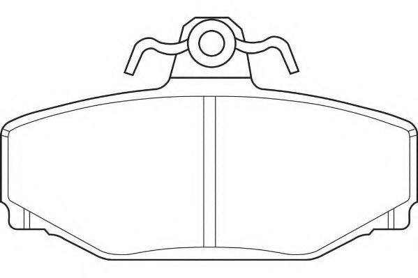Комплект тормозных колодок, дисковый тормоз WAGNER WBP21385A