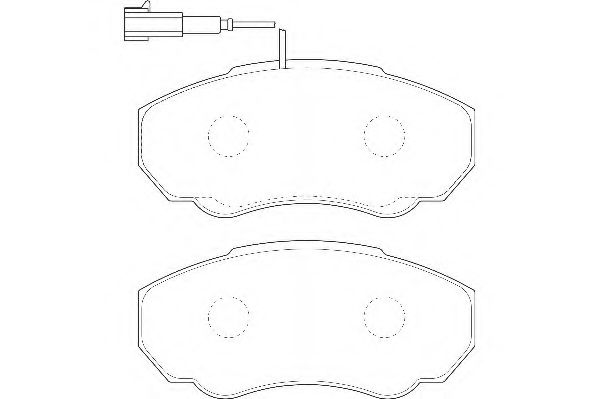 Комплект тормозных колодок, дисковый тормоз WAGNER WBP23917A