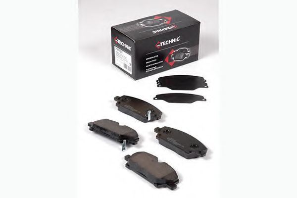 Комплект тормозных колодок, дисковый тормоз PROTECHNIC PRP1251