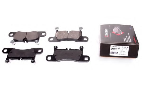 Комплект тормозных колодок, дисковый тормоз PROTECHNIC PRP1637-3M