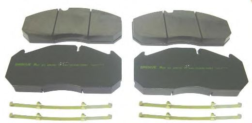 Комплект тормозных колодок, дисковый тормоз AIR FREN 21.29030