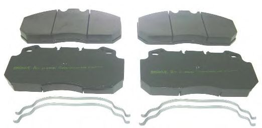 Комплект тормозных колодок, дисковый тормоз AIR FREN 21.29090