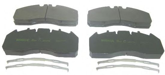 Комплект тормозных колодок, дисковый тормоз AIR FREN 21.29174