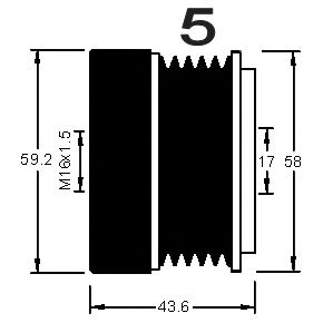 Механизм свободного хода генератора RPK 0381239
