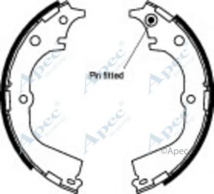 Тормозные колодки APEC braking SHU543