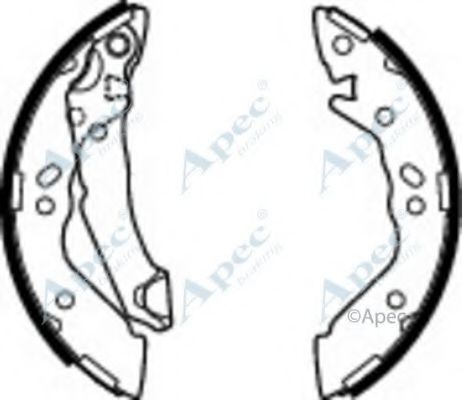 Тормозные колодки APEC braking SHU590