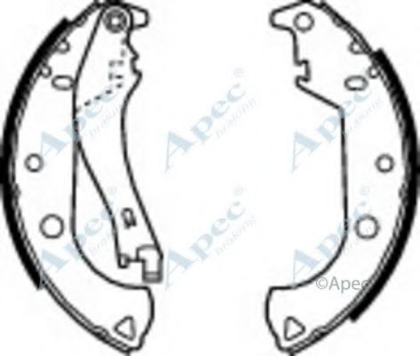 Тормозные колодки APEC braking SHU642