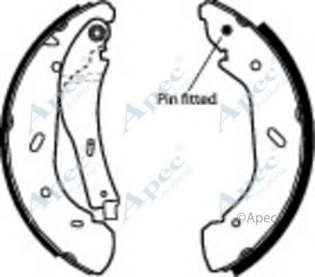 Тормозные колодки APEC braking SHU693