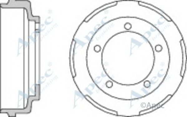 Тормозной барабан APEC braking DRM9921