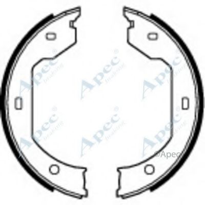 Тормозные колодки APEC braking SHU666