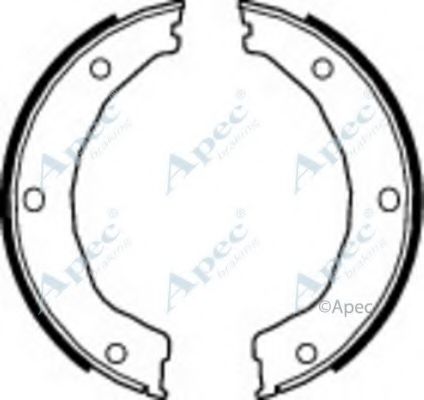 Тормозные колодки APEC braking SHU729