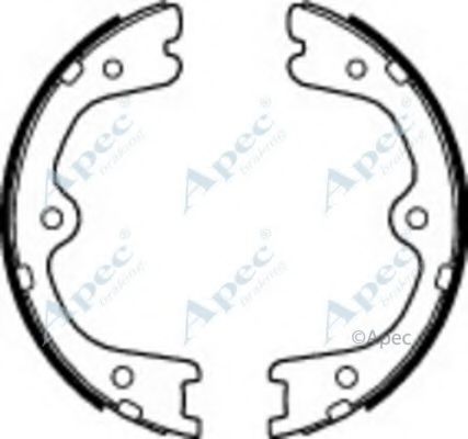 Тормозные колодки APEC braking SHU750
