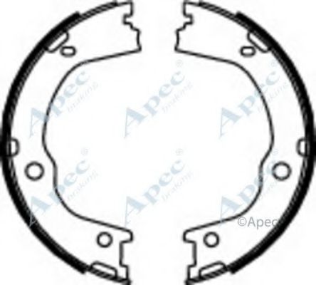 Тормозные колодки APEC braking SHU788