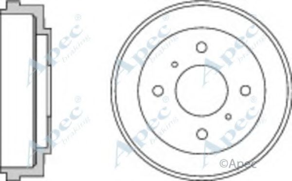 Тормозной барабан APEC braking DRM9952