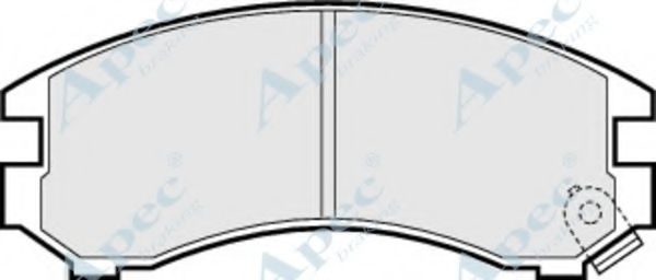 Комплект тормозных колодок, дисковый тормоз FIRST LINE FBP1377
