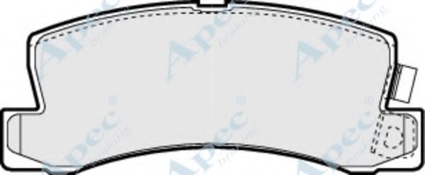 Комплект тормозных колодок, дисковый тормоз APEC braking PAD777