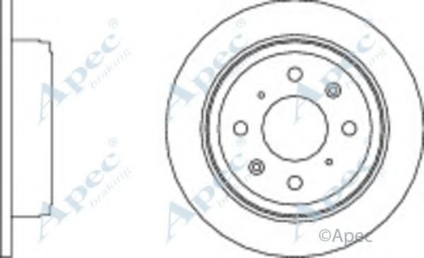 Тормозной диск APEC braking DSK257