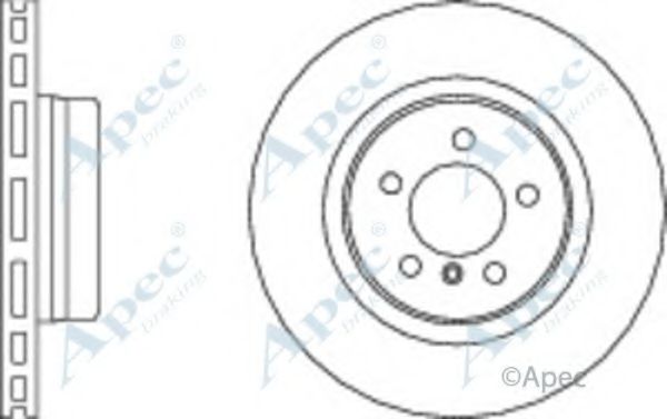 Тормозной диск APEC braking DSK2594