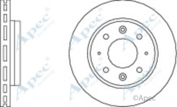 Тормозной диск APEC braking DSK2156