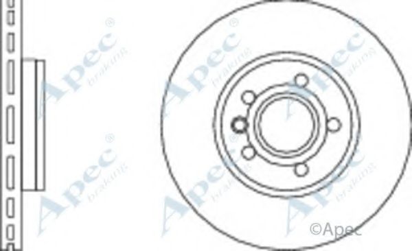 Тормозной диск APEC braking DSK2168