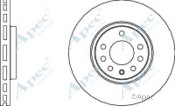 Тормозной диск APEC braking DSK2178