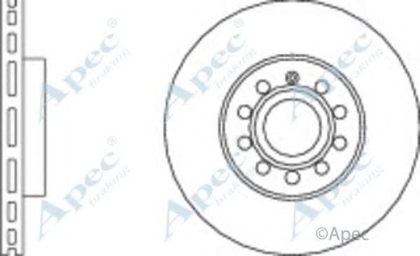 Тормозной диск APEC braking DSK2207