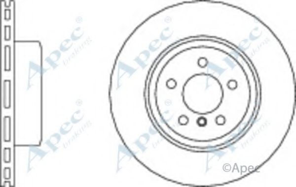 Тормозной диск APEC braking DSK2622