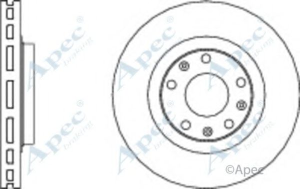 Тормозной диск APEC braking DSK2746