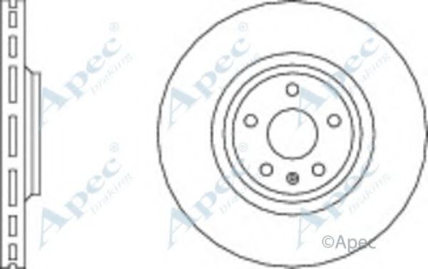 Тормозной диск APEC braking DSK2794