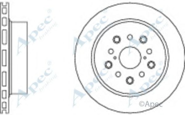 Тормозной диск APEC braking DSK2807