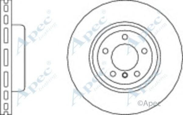 Тормозной диск APEC braking DSK2848