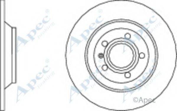 Тормозной диск APEC braking DSK2854