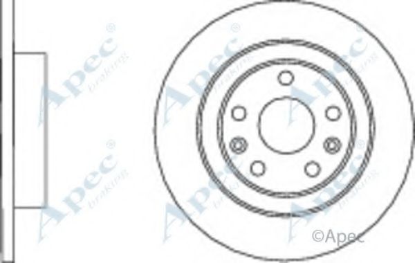 Тормозной диск APEC braking DSK2944