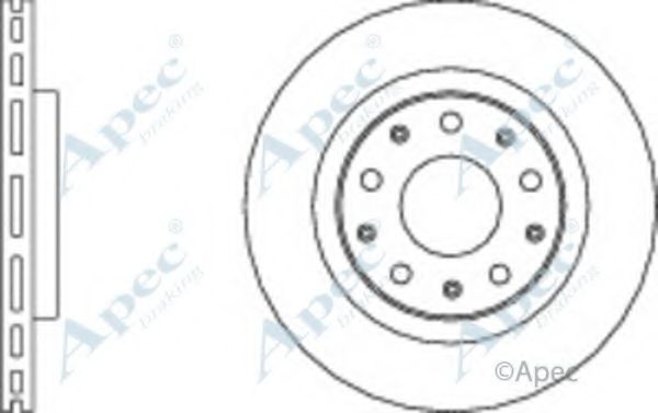 Тормозной диск APEC braking DSK2949