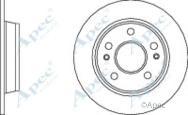 Тормозной диск APEC braking DSK2950
