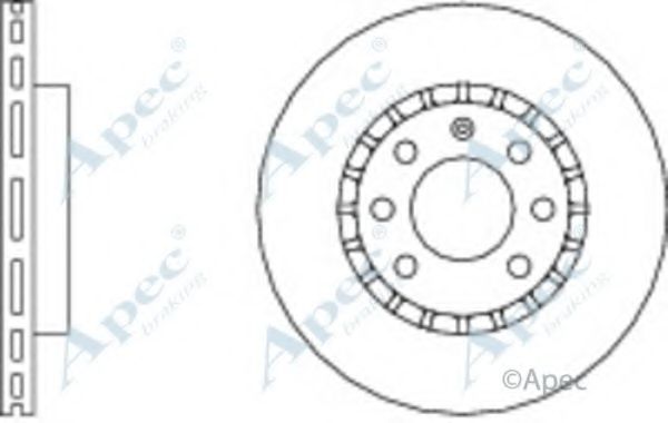 Тормозной диск APEC braking DSK532