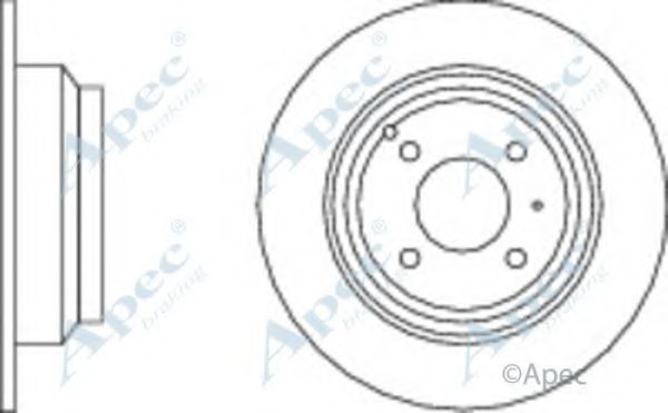 Тормозной диск APEC braking DSK913