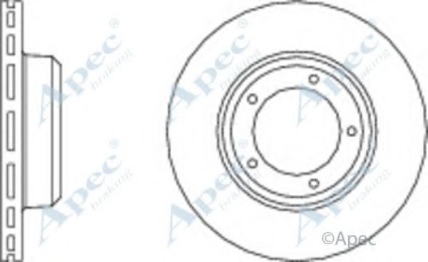 Тормозной диск APEC braking DSK931