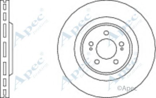 Тормозной диск APEC braking DSK2779