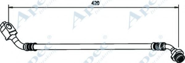 Тормозной шланг APEC braking HOS3160